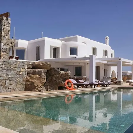 Gorgeous Mykonos 12 Bedrooms Nova Light Private Pool Panoramic Sea Views Elia Villa *