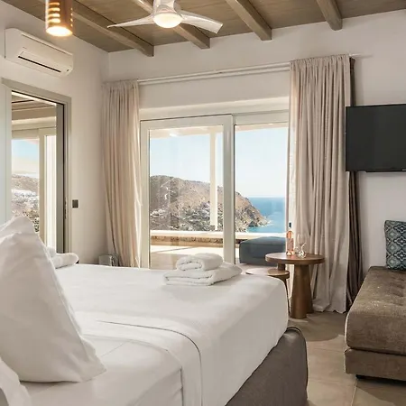 Gorgeous Mykonos 12 Bedrooms Nova Light Private Pool Panoramic Sea Views Elia