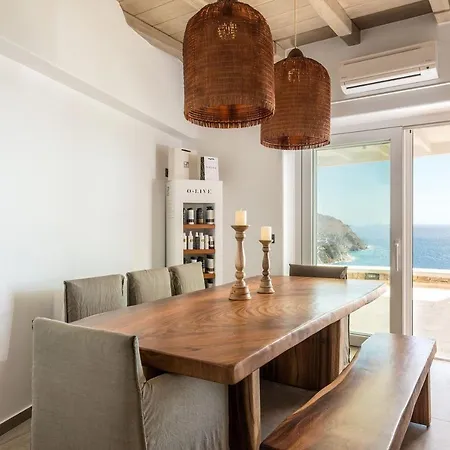 Gorgeous Mykonos 12 Bedrooms Nova Light Private Pool Panoramic Sea Views Elia Elia (Mykonos)