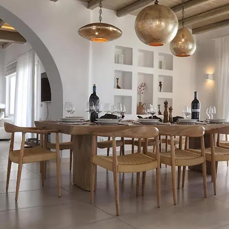 Gorgeous Mykonos 12 Bedrooms Nova Light Private Pool & Panoramic Sea Views Elia * Elia (Mykonos)