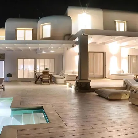 Gorgeous Mykonos 12 Bedrooms Nova Light Private Pool Panoramic Sea Views Elia * Elia (Mykonos)