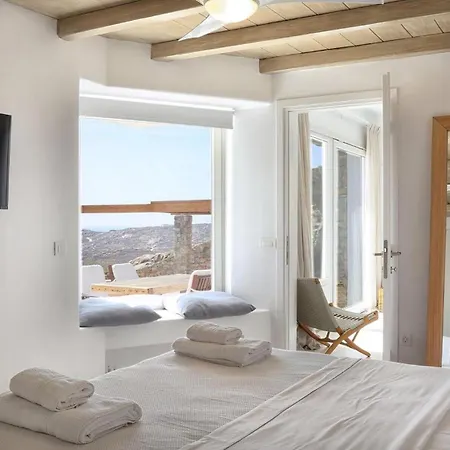 Villa Gorgeous Mykonos 12 Bedrooms Nova Light Private Pool Panoramic Sea Views Elia