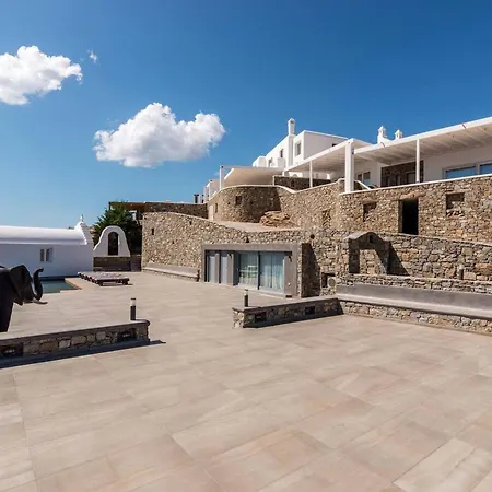 빌라 Gorgeous Mykonos 12 Bedrooms Nova Light Private Pool Elia (Mykonos)